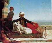 unknow artist Arab or Arabic people and life. Orientalism oil paintings 106 oil on canvas